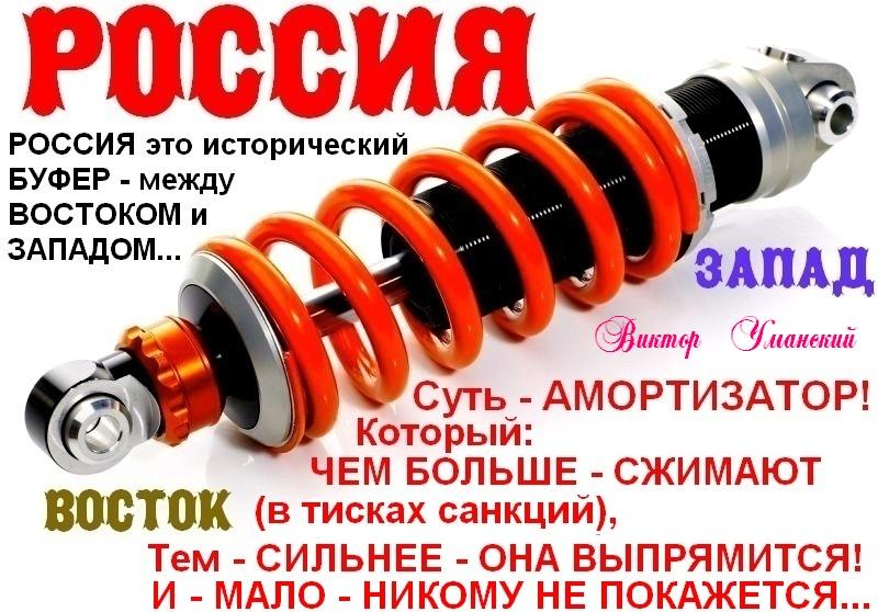 Патриотический  афоризм о России как =ПРУЖИНЕ=…