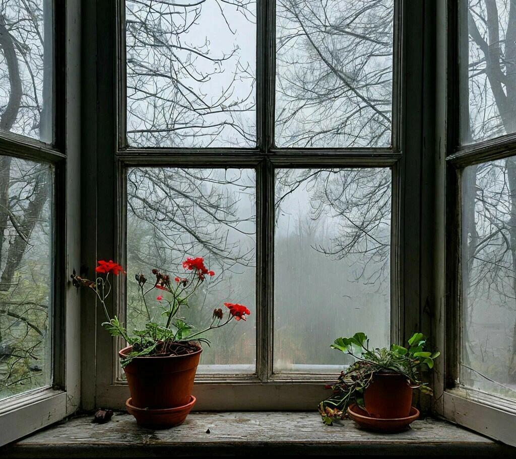 За окнами туман – так речка остывает...