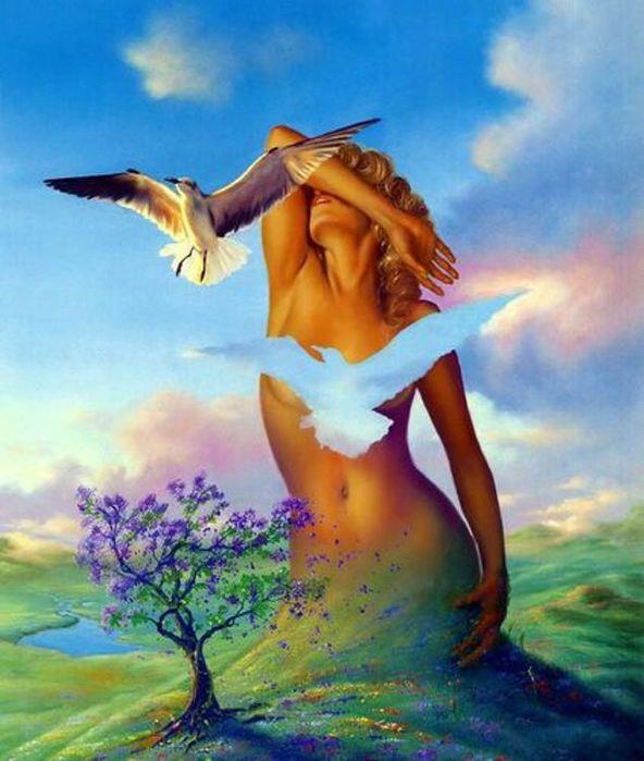 Сама придумала