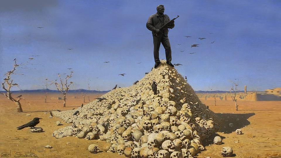 Человек с автоматом, как символ культуры...