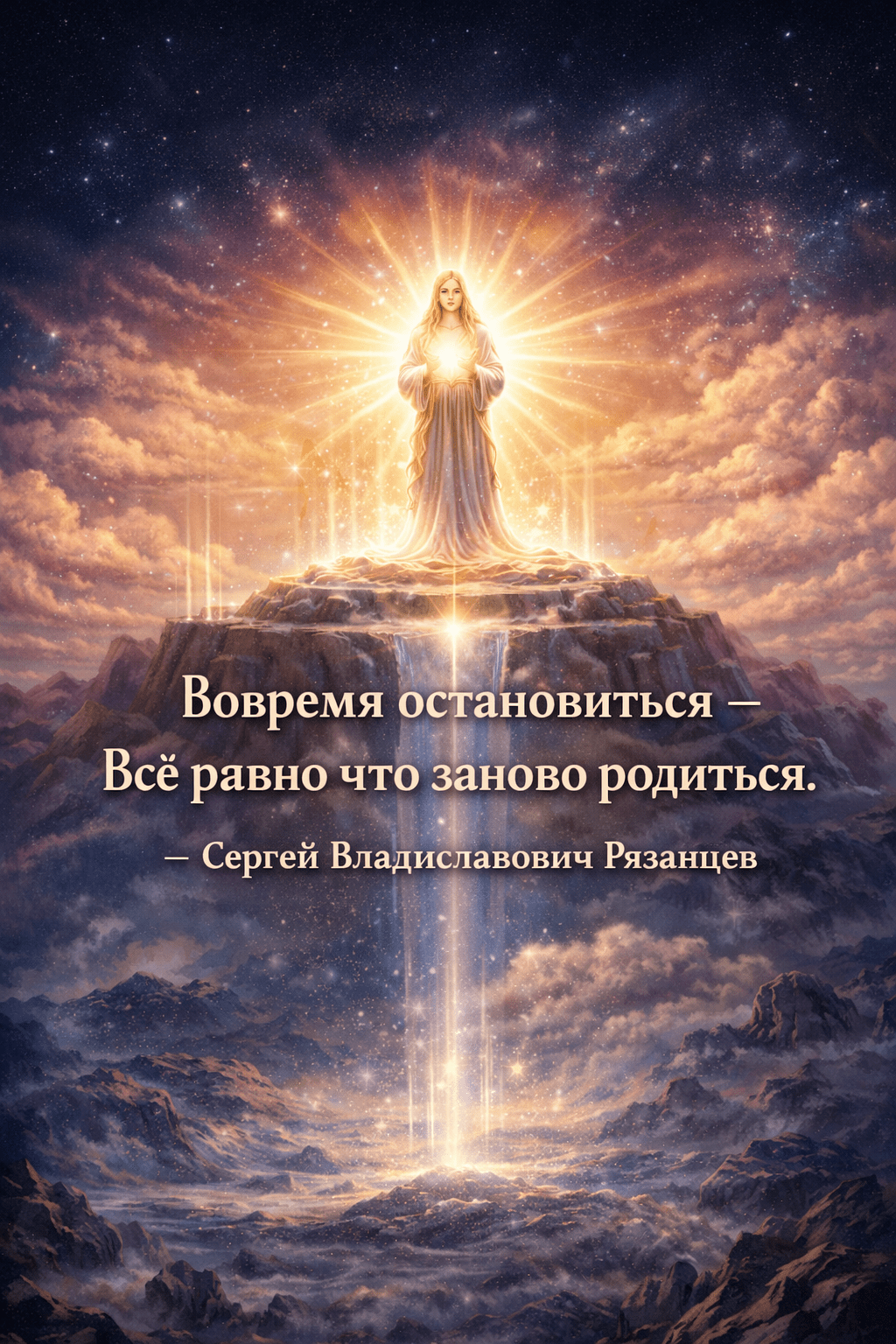Вовремя остановиться. 