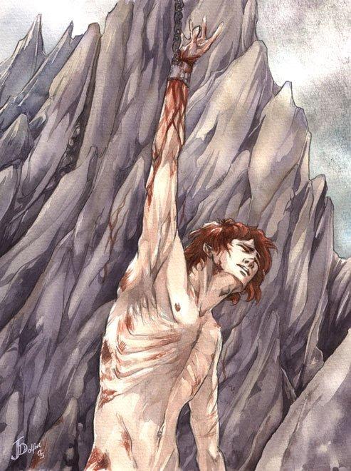 Маэдрос на скале