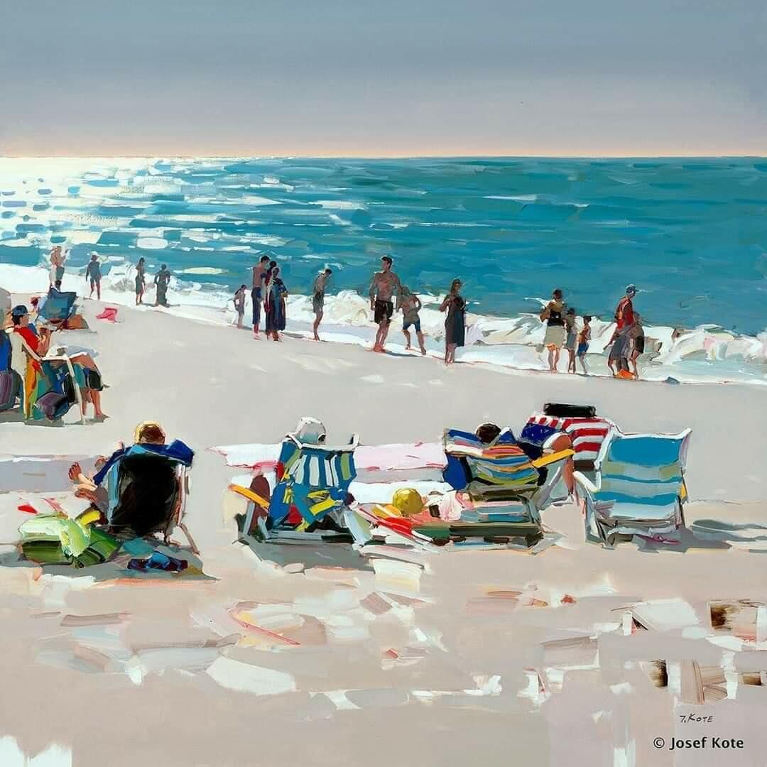 Мне нравится синее море...