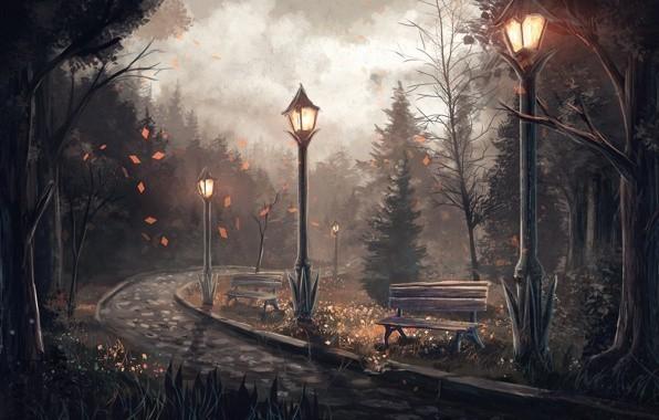 А в комнате и пусто и темно