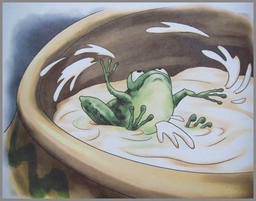 ЦИКЛ КРЕSТЫ - ЛЯГУШКА В МОЛОКЕ