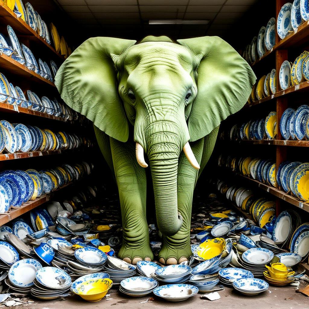 Зелёный слон