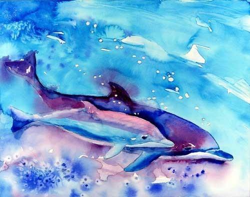 дельфины под нашей прозрачной кожей