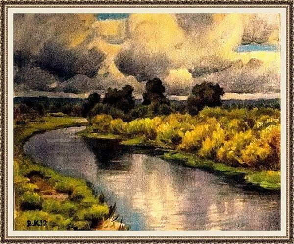 ГРОЗА  (живопись автора)