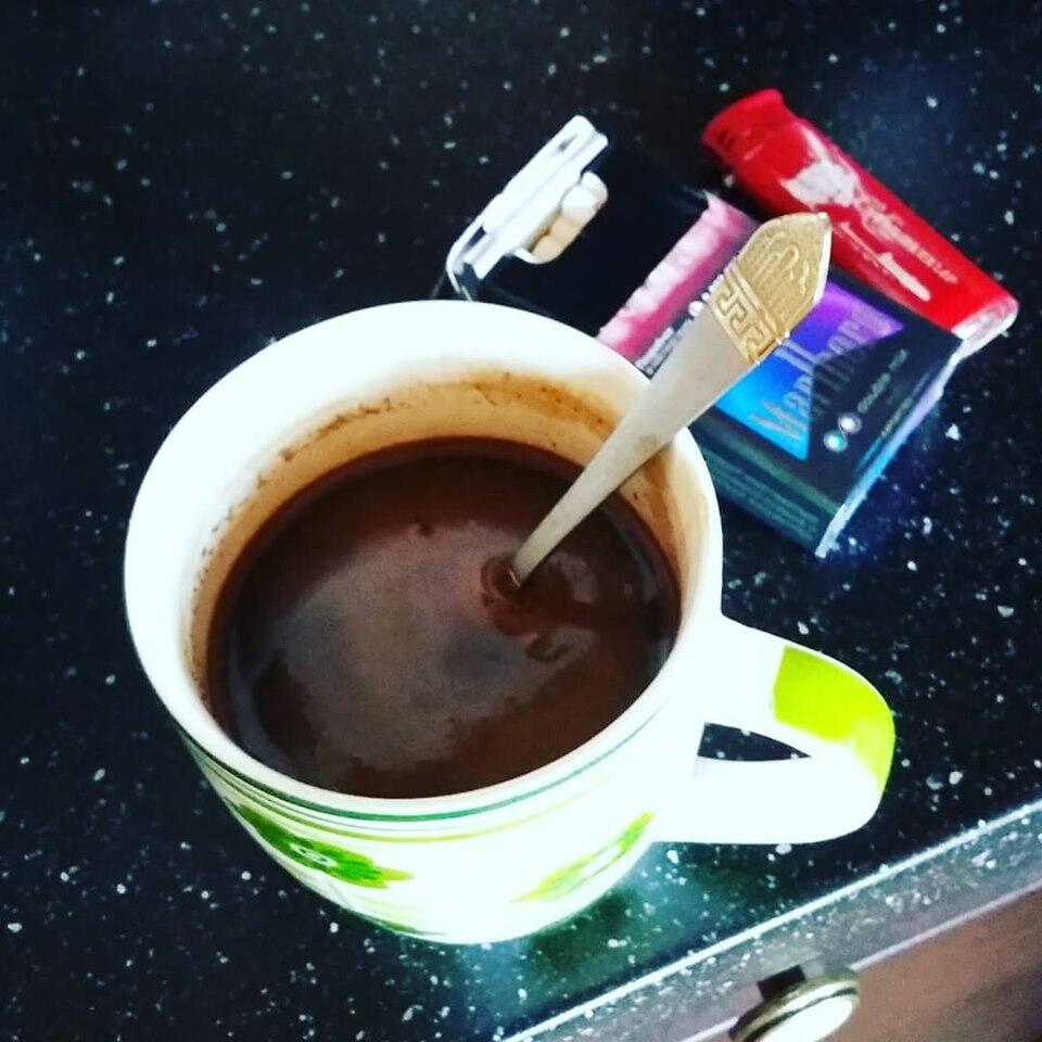 Утренний кофе.