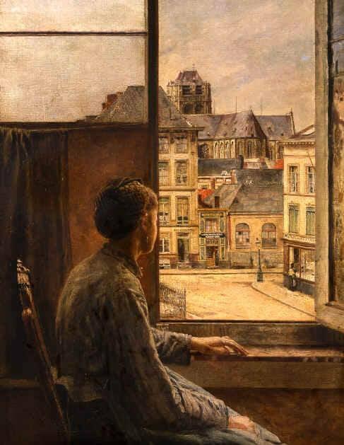 вечер у окна