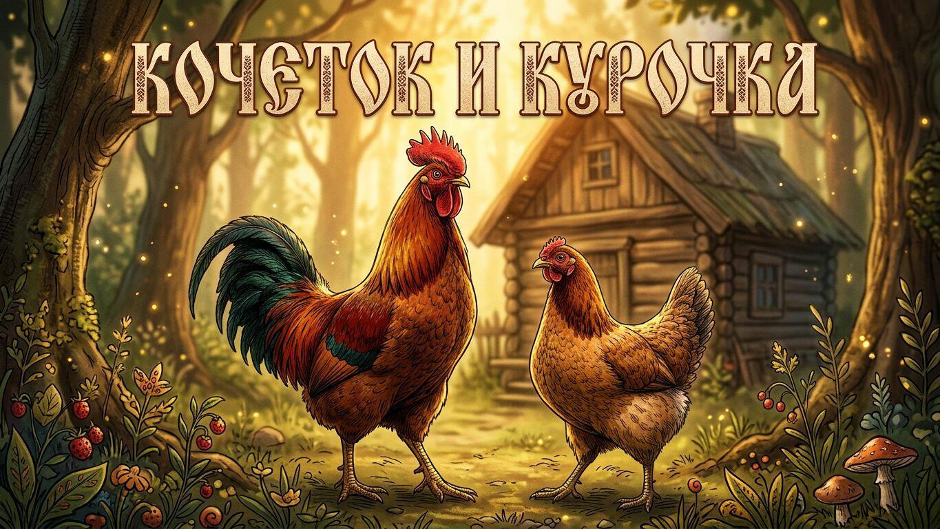Кочеток и курочка