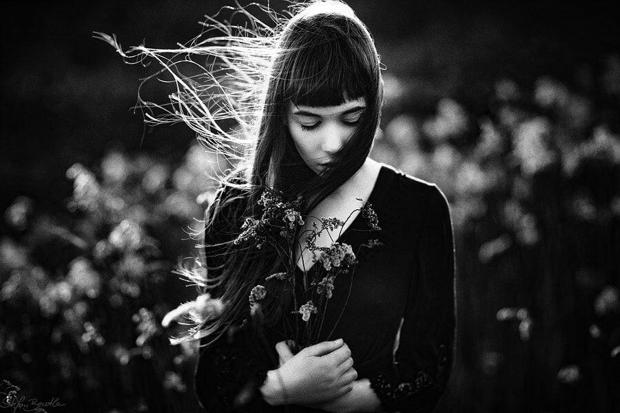 Она не любила цветы