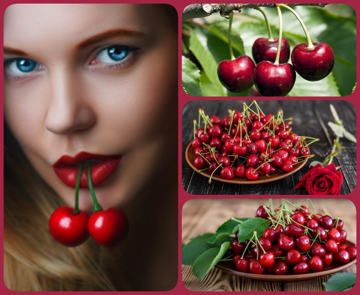 Лето - вишнёвого цвета помада Галинка Багрецова