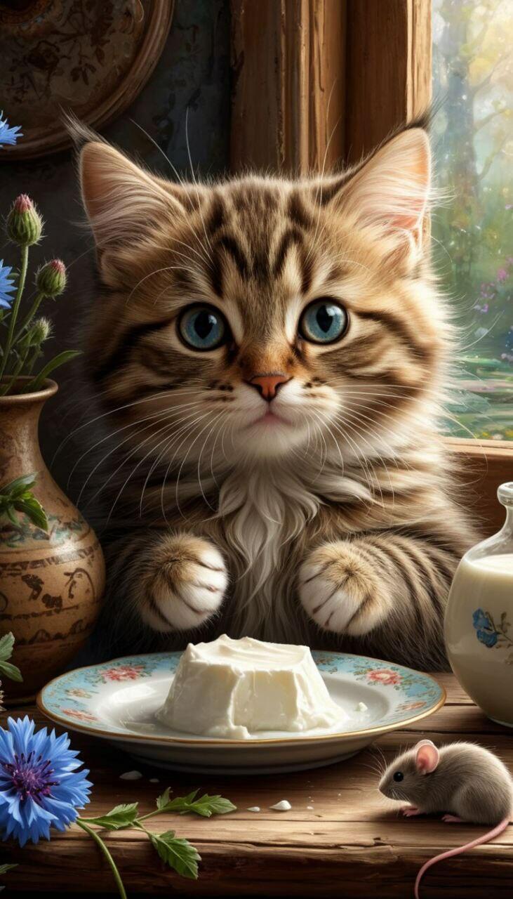 Василёк — голубые глазки.