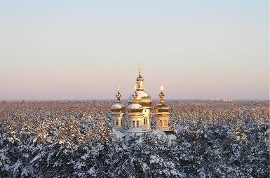 Блестят на солнце купола