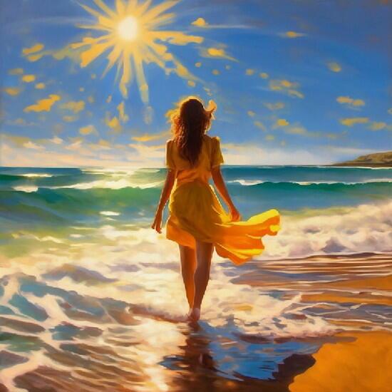 Солнышко-девчонка...