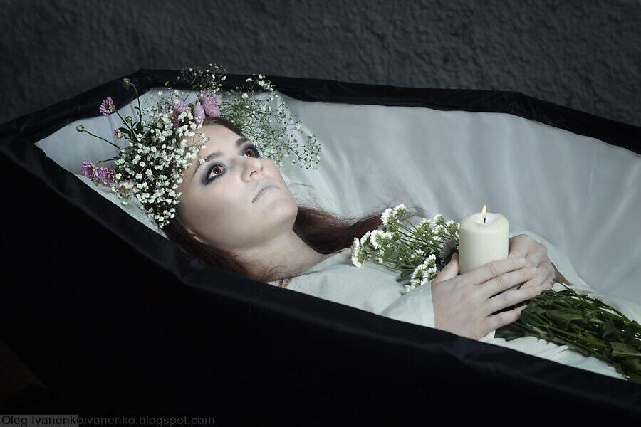 Свадебное платье для похорон