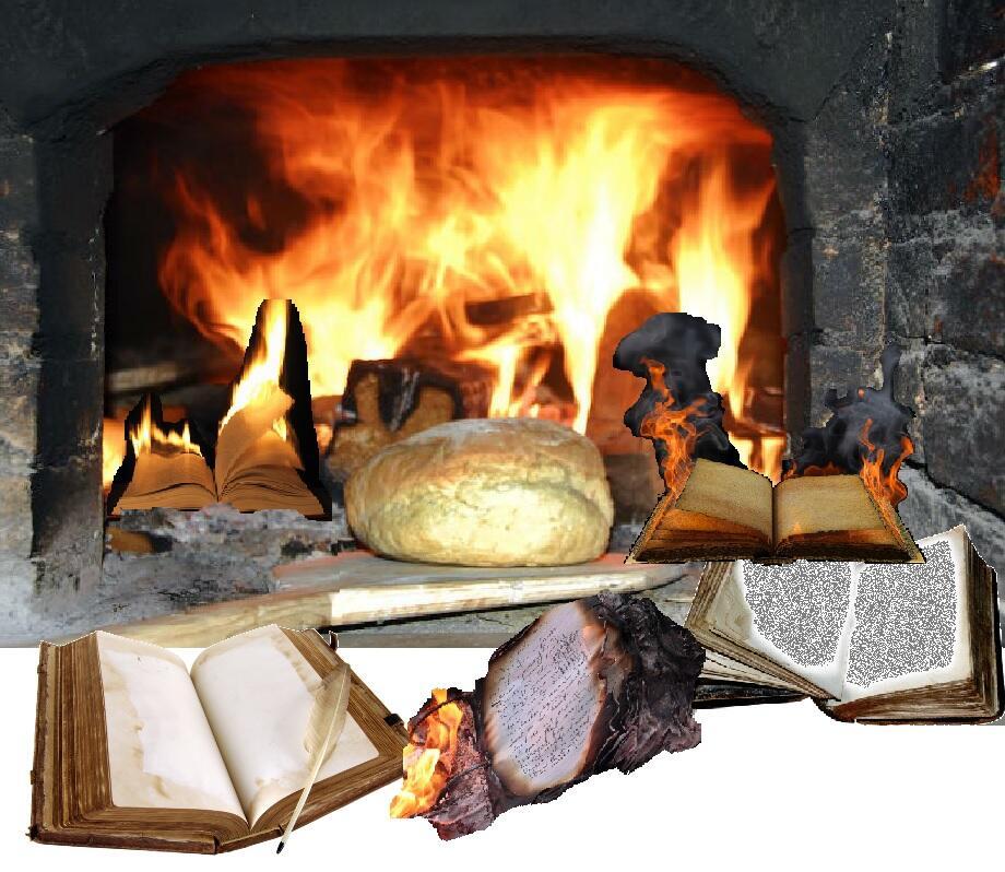 Стихи в печи пылают