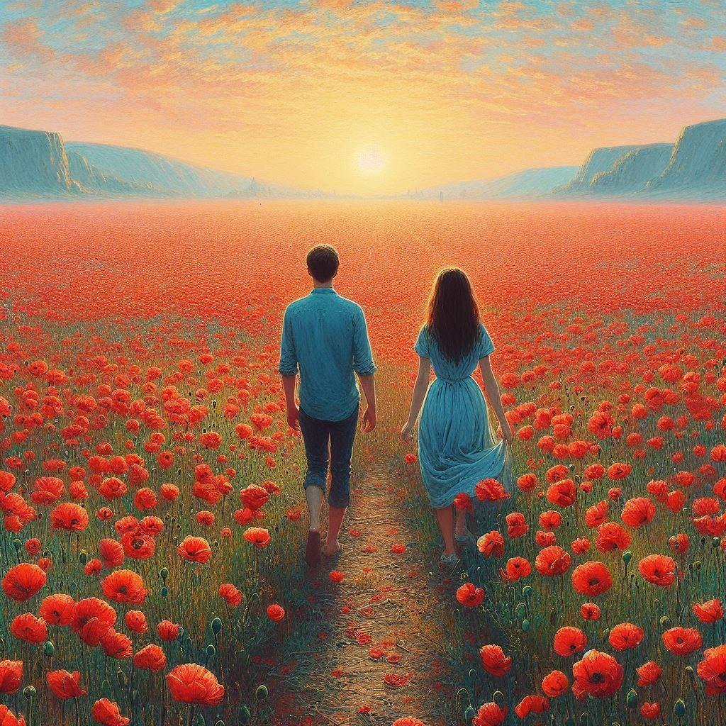 Малер над маковим полем