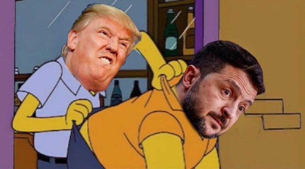 Шутфюрер на переговорах с Трампом.