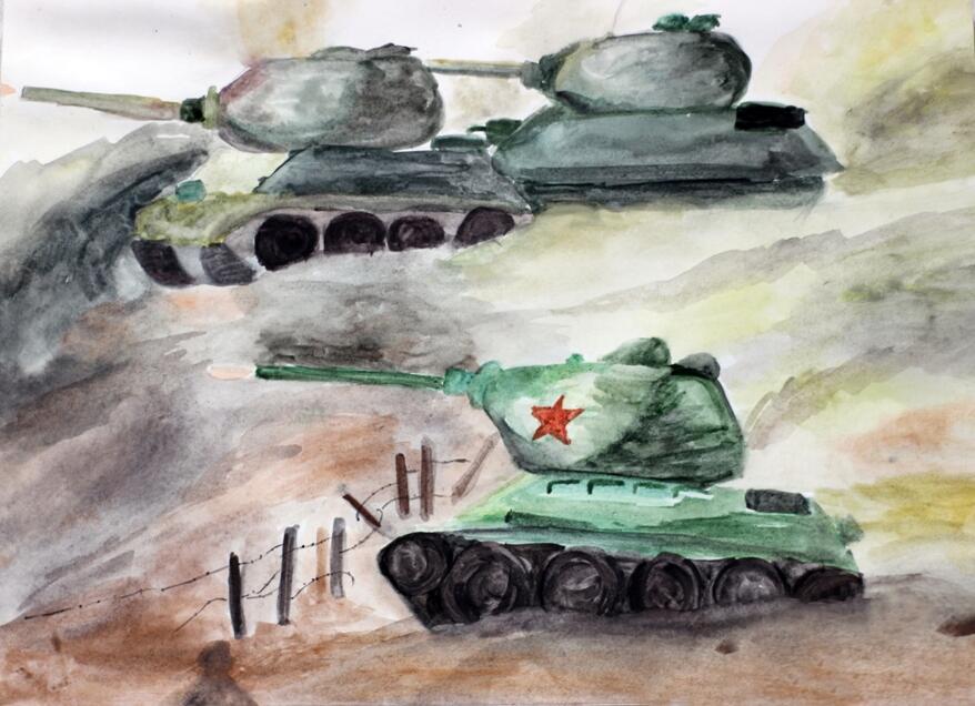 Дети рисуют войну