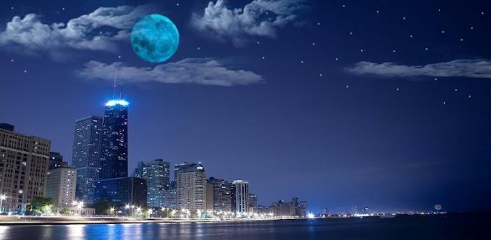 Ночной город.