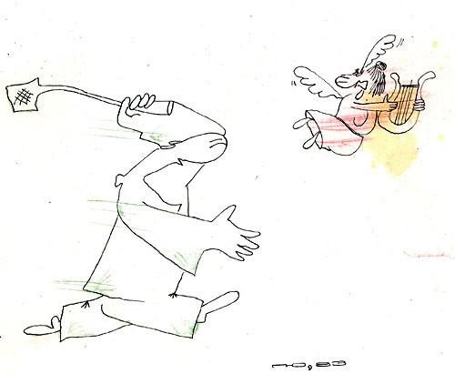 Упорхнула Муза.