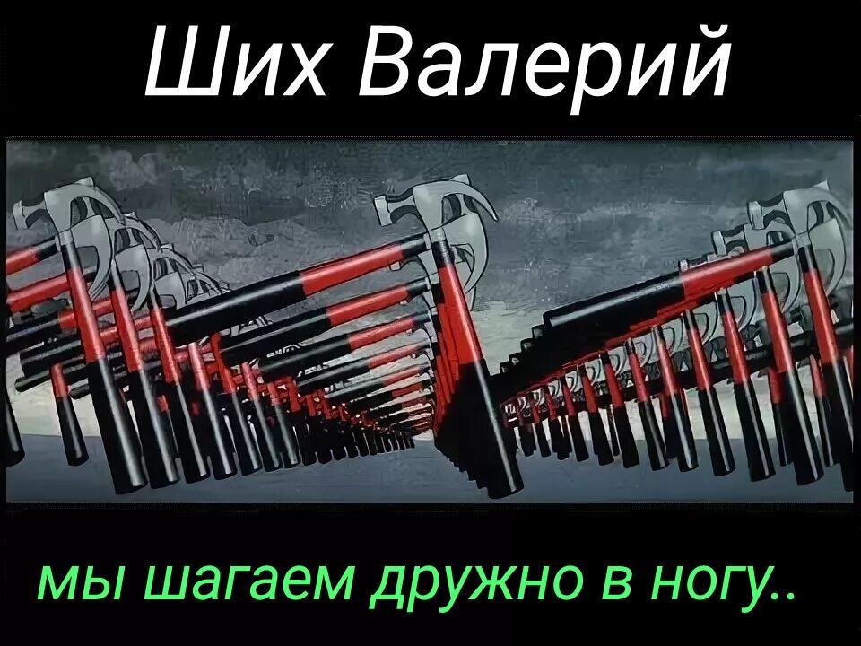 Мы шагаем дружно в ногу …