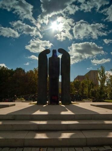 Памятник воинам, погибшим в Афганистане...