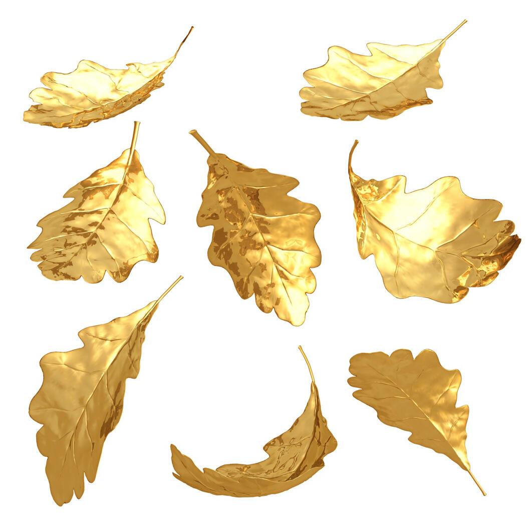 Листья золотые