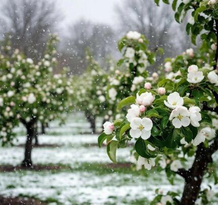 Снежный май