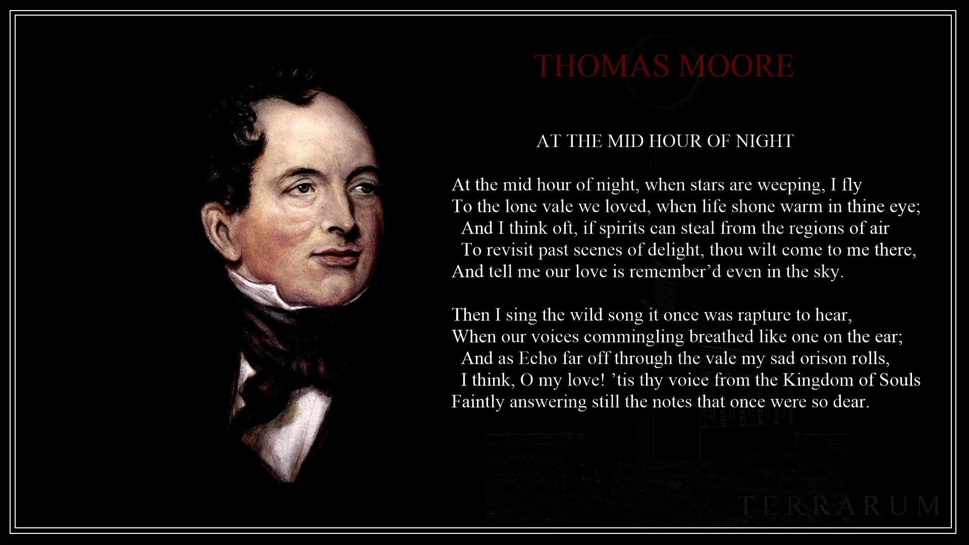 117. Thomas Moore. At the mid hour of night