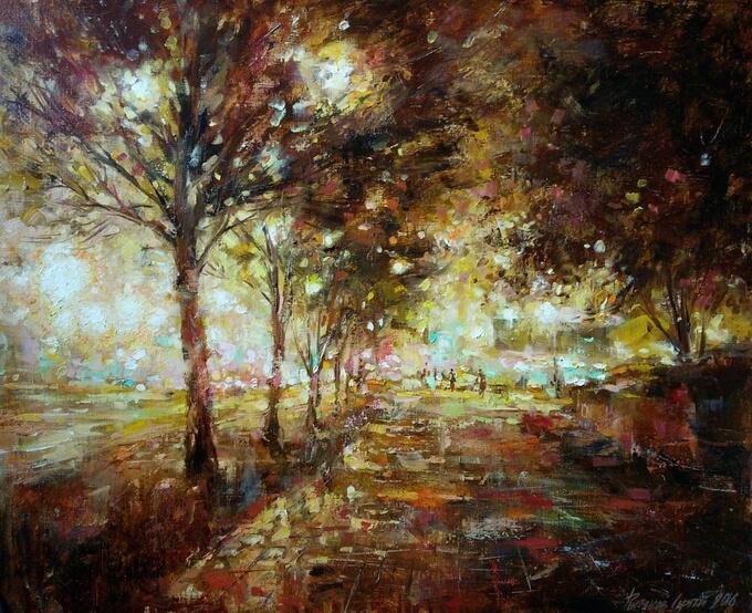 Липневий вечір. Променад.