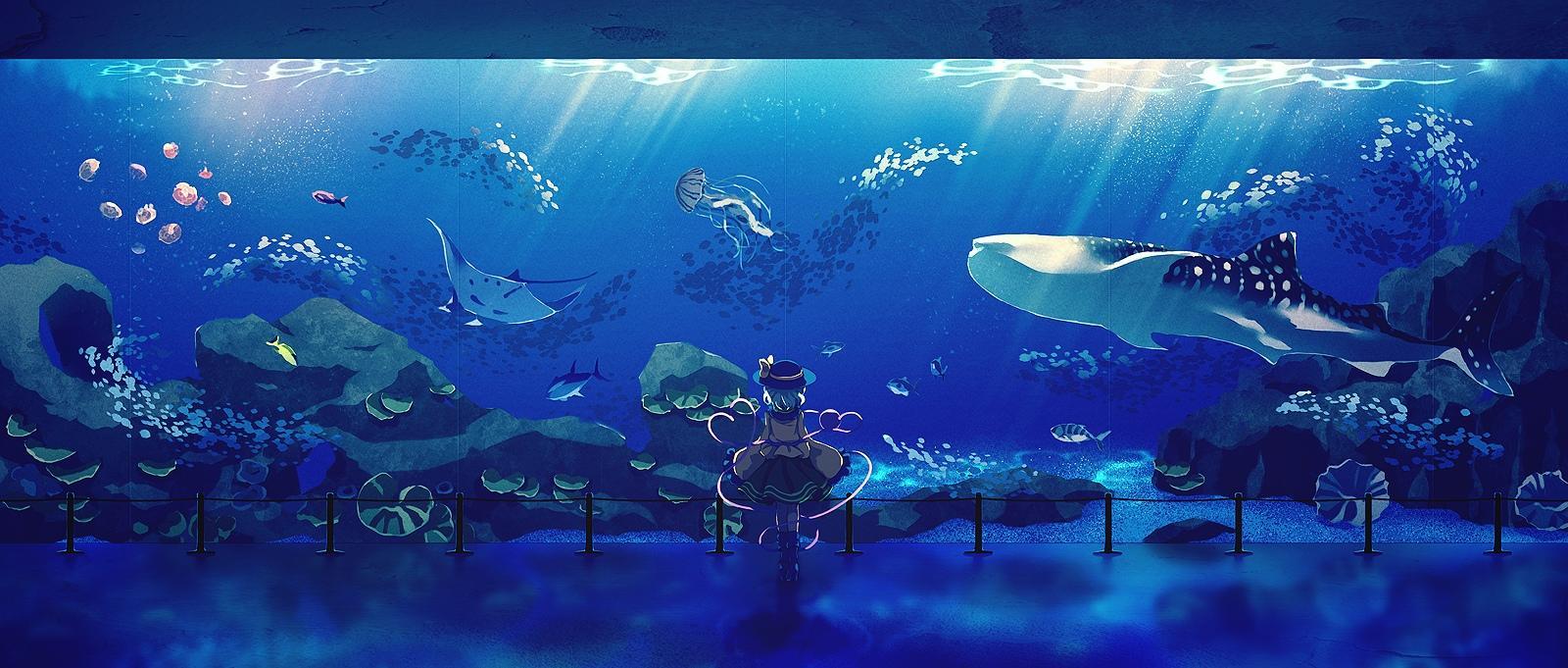 Whale Aquarium World cartoon