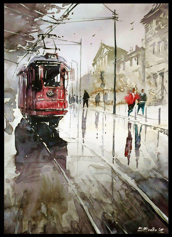 В тумане сиреневом