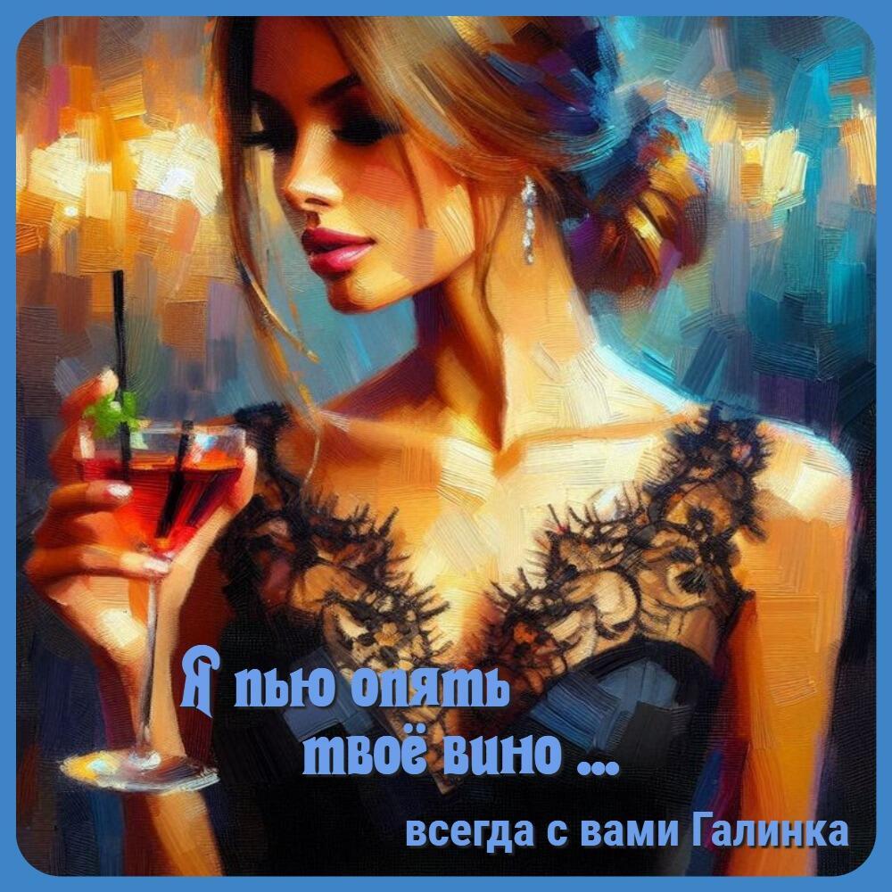 Я пью опять твоё вино, Галинка Багрецова     =  Дуэтные стихи с Игорем Косинем .... 