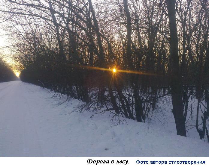 Я иду по снежной кромке...