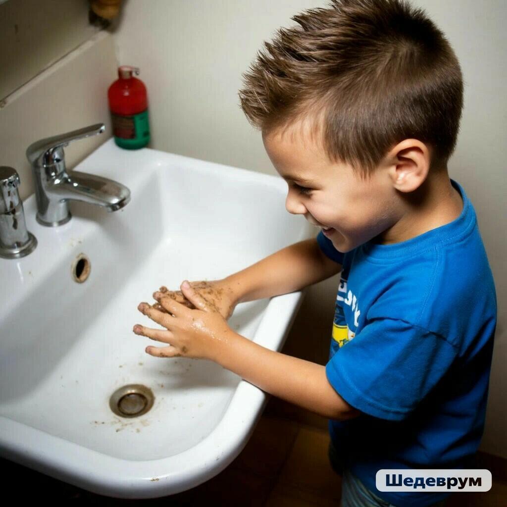 И где микробы? (стихи для детей)