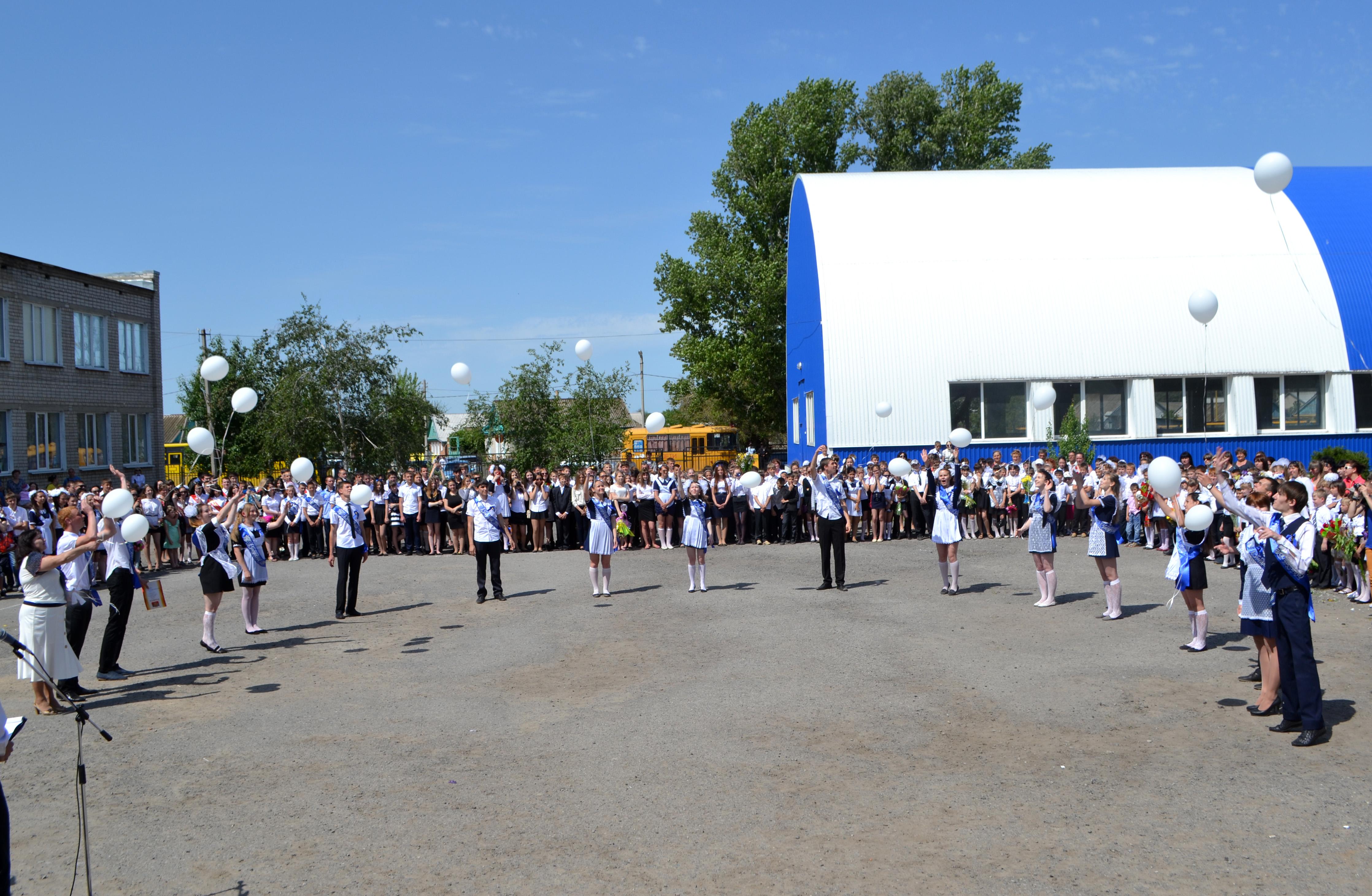 Последний звонок у сына.