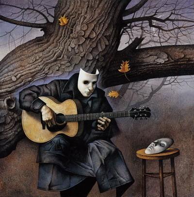 Артист в маске