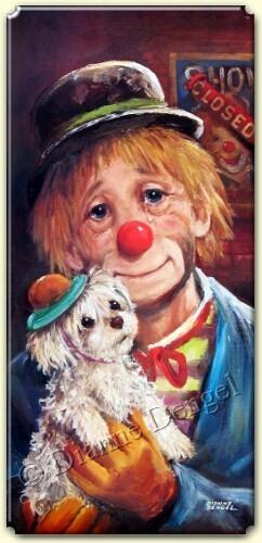 Клоун с грустными глазами.