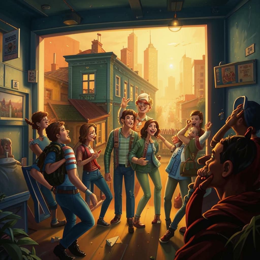 Весёлая компания