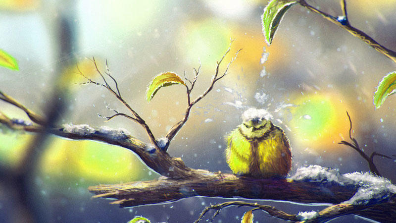 Весенний эскиз.