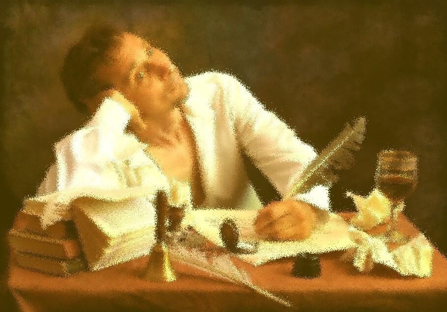Поэт был слеп. Поэт. Поэт сочиняет. Поэт картинка. Поэт живопись.