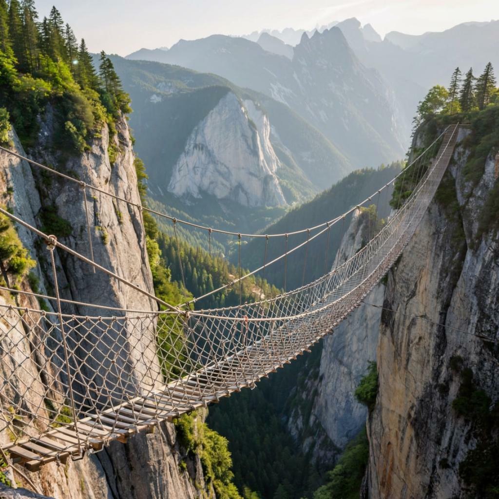 Веревочный мостик