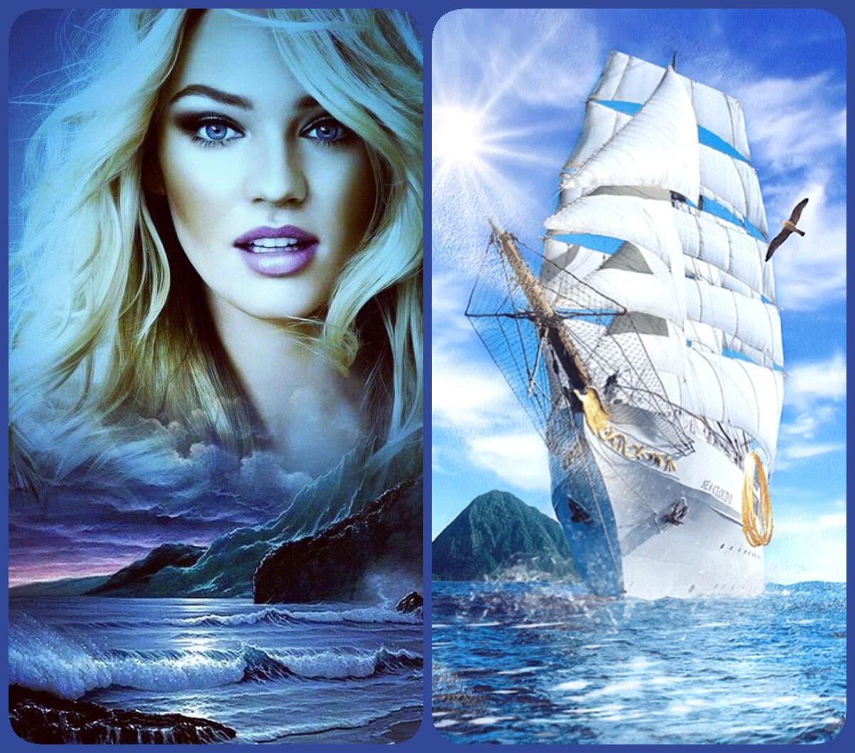 А над неводом слов постоянное солнце...   Галинка Багрецова   +   Чёрный Водолей