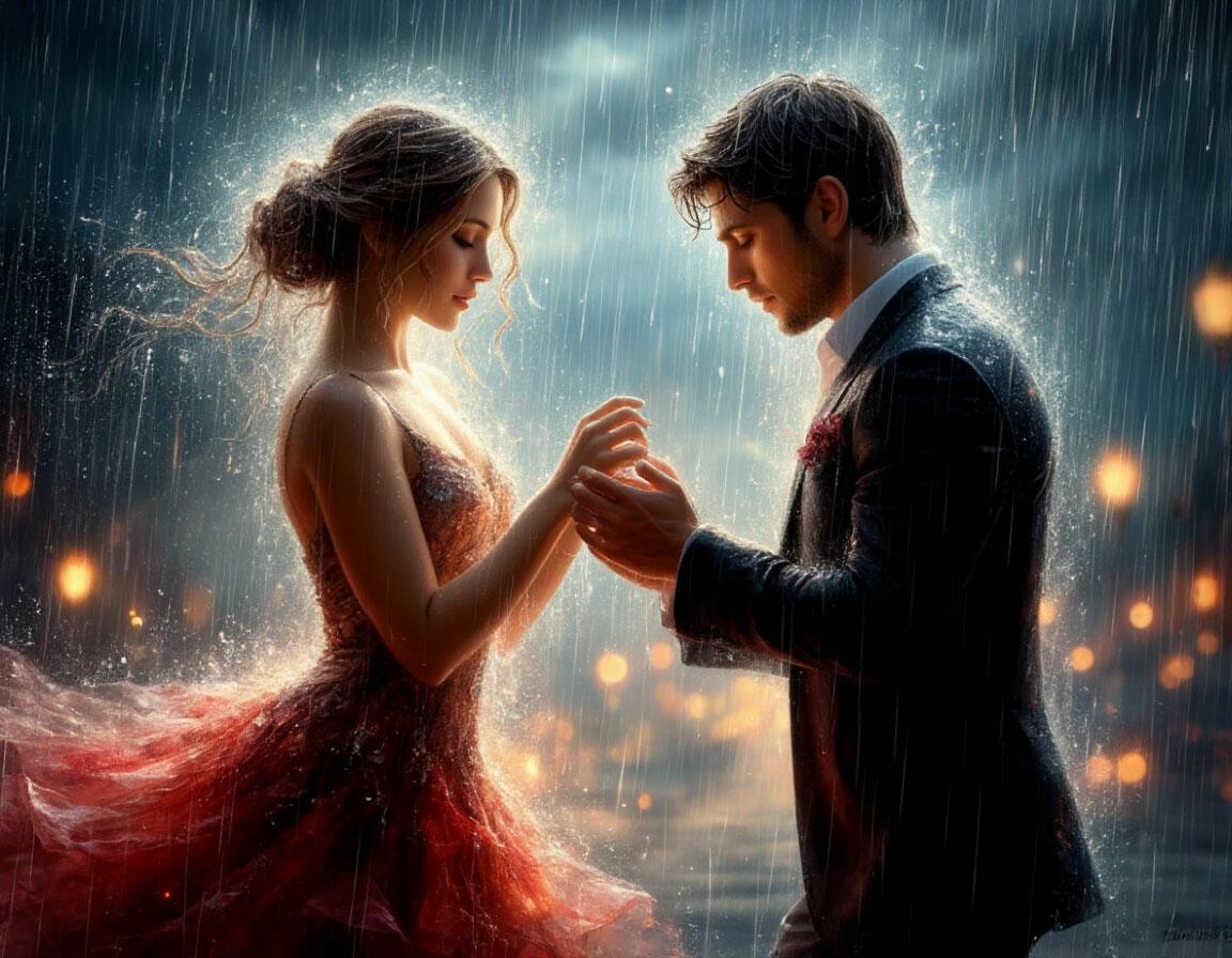 Дождик ласкает