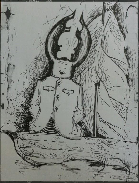 Маленькой джонке..Хокку.