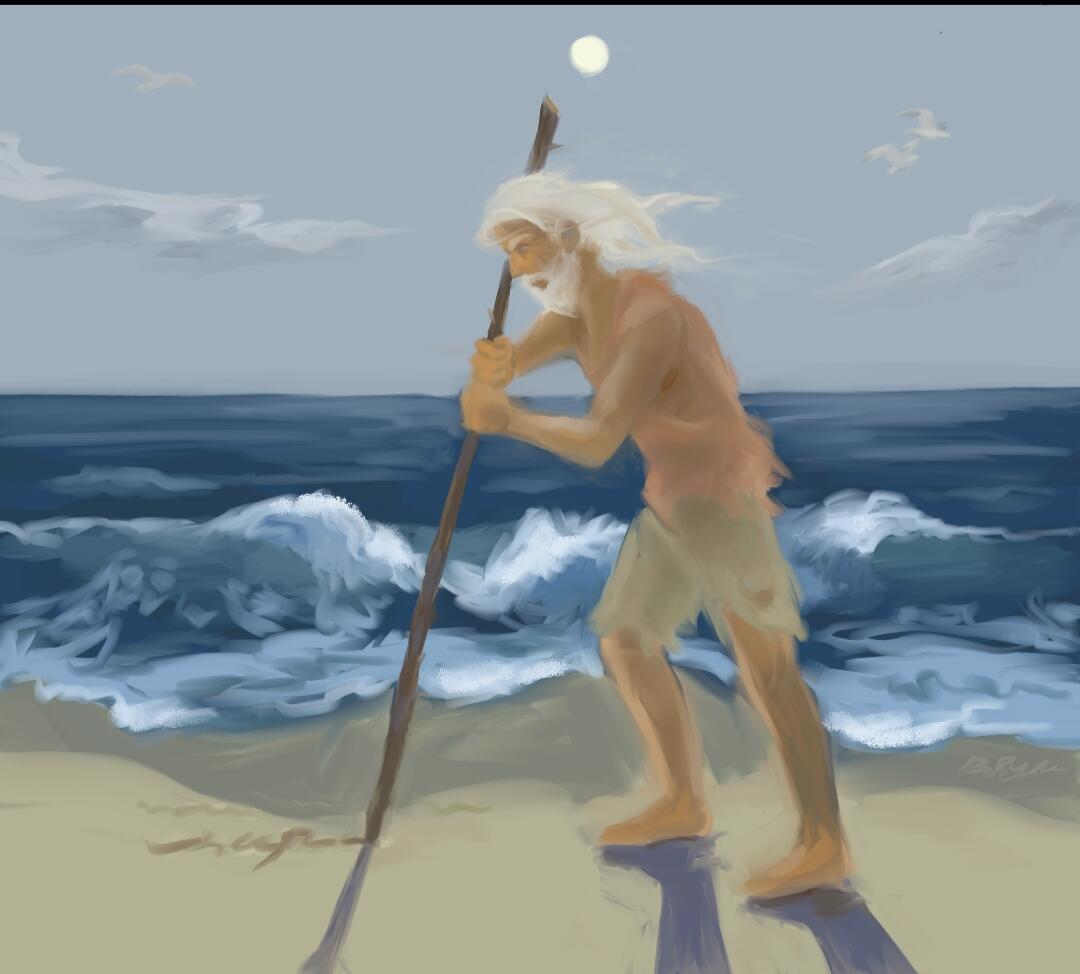 У кромки моря