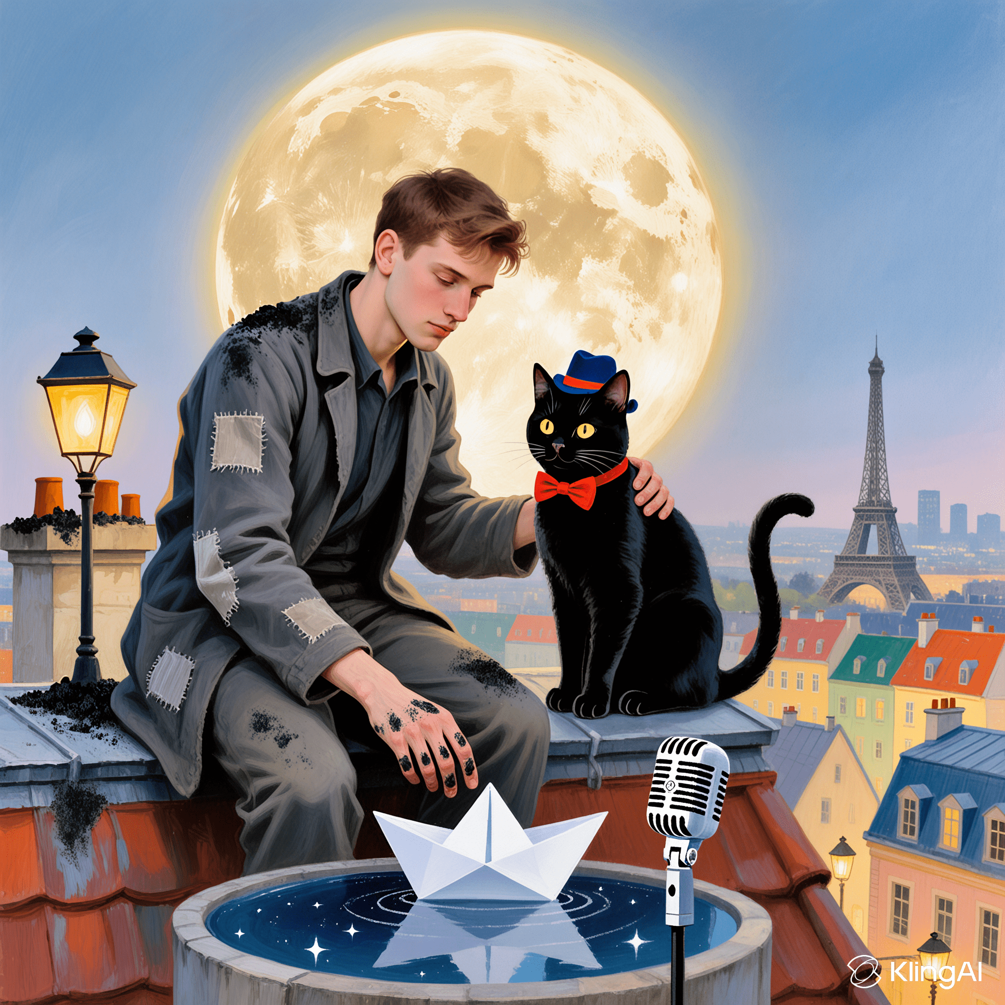 Rêves Parisiens: Le Ramoneur et le Chat Noir